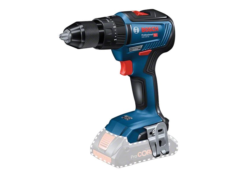 BOSCH Professional GSB 18V-55 Solo 2-Gang-Akku-Schlagbohrschrauber (06019H5302)