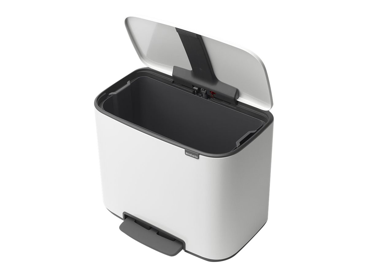 BRABANTIA Bo Treteimer 36 L weiss