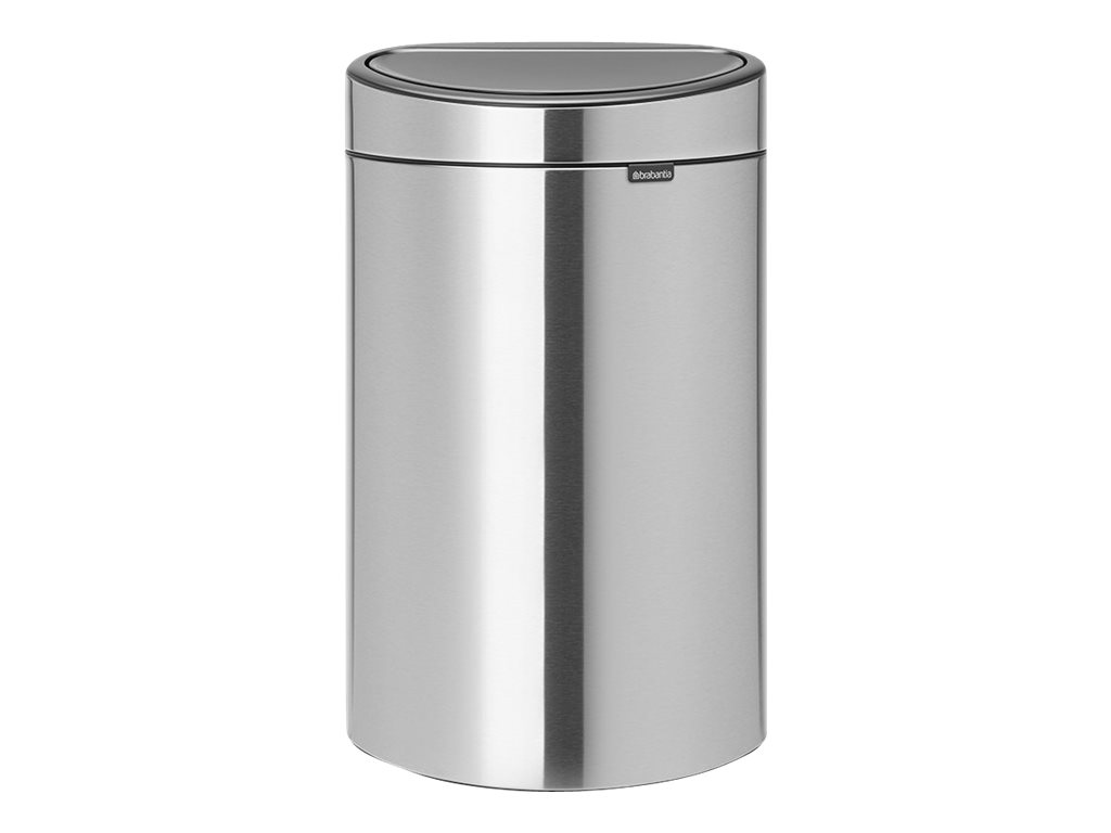 BRABANTIA Mülleimer Touch Bin New,recycle, 23+10 L Stahl matt