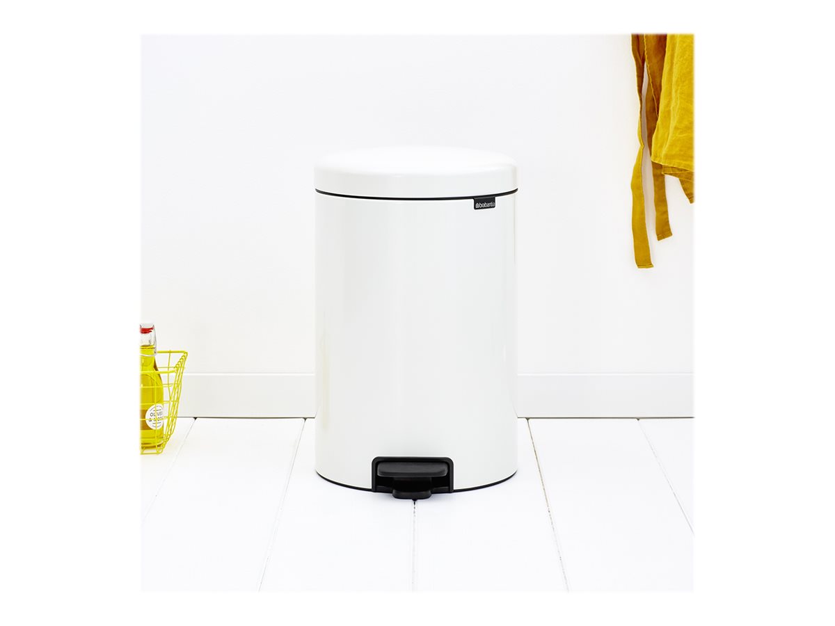 BRABANTIA Treteimer Newicon 20,0 L weiss
