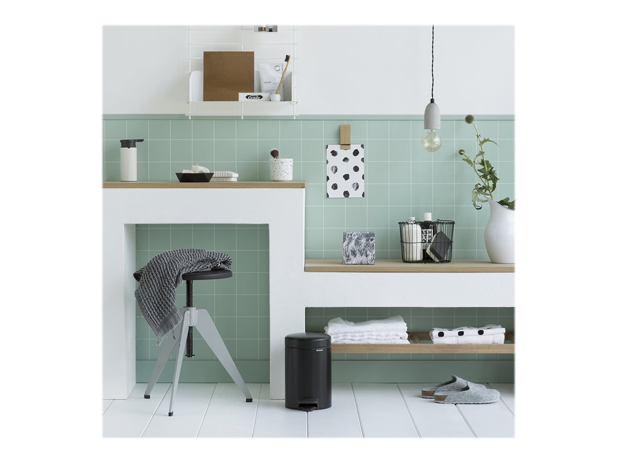 BRABANTIA Treteimer Newicon 3,0 L schwarz matt