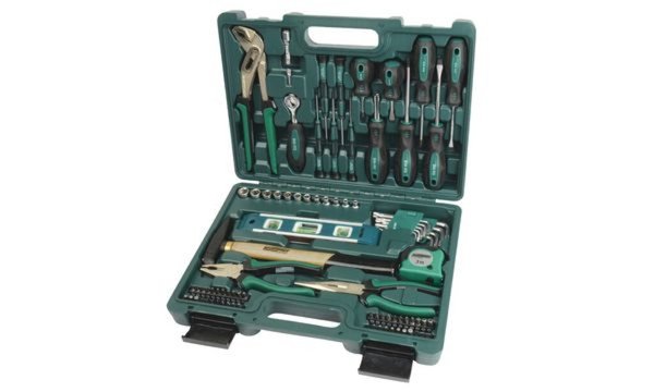 BRÜDER MANNESMANN M29084 Heimwerker Werkzeugset im Koffer