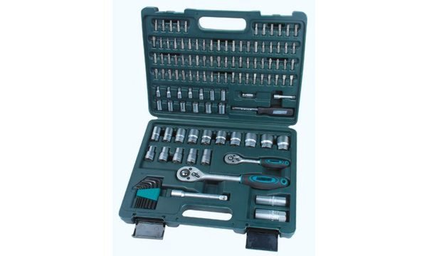 BRÜDER MANNESMANN Steckschlüssel-Sa tz 1/2 + 1/4, 115-tlg (11600063)