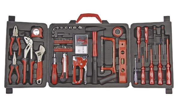 BRÜDER MANNESMANN Universal Werkzeugkoffer bestückt 61teilig Brüder Mannesmann 