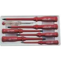 BRÜDER MANNESMANN VDE-Schraubendreher-Satz 7tlg.