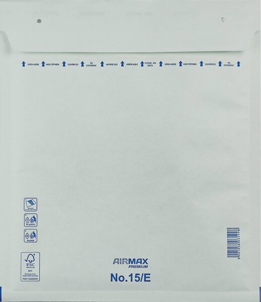 Büroring Luftpolstertasche E 15/E Innenmaß: 220x265mm weiß