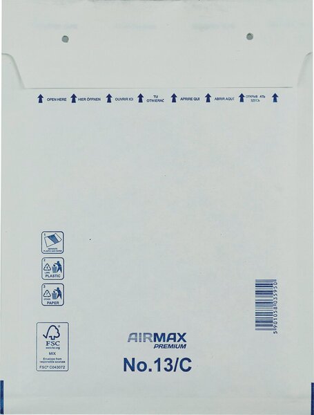 Luftpolstertasche 13/C Innenmaß: 150x215mm ws
