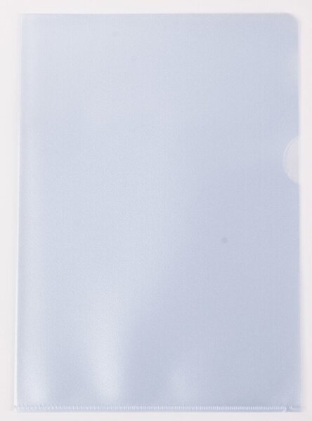 Aktenhüllen A4, genarbt, transparent, Sichtmappe 100my, PP-Folie