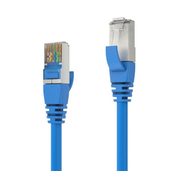 Patchkabel CAT 6A S/FTP, 5m, blau 