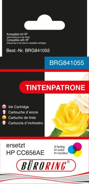 Tintenpatrone farbig für HP Nr.901 für Officejet J4524/J4580