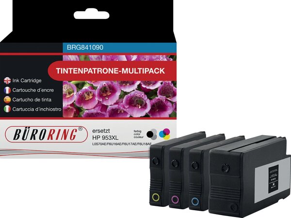 Multipack 4 Farben für HP OfficeJet Pro 7700 Serie,