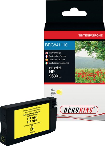 Tintenpatrone gelb für HP OfficeJet Pro 9010