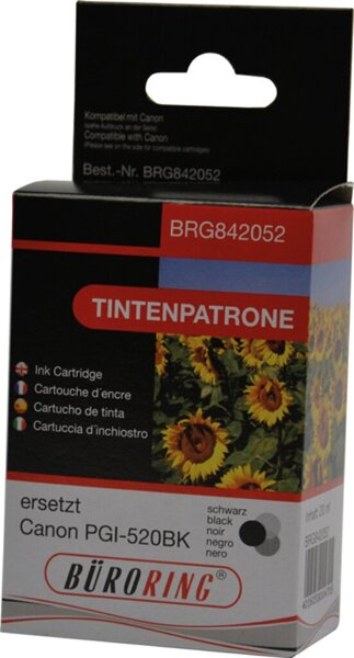 Tintenpatrone schwarz für Canon Pixma IP 3600,IP 4600,Pixma MP 540