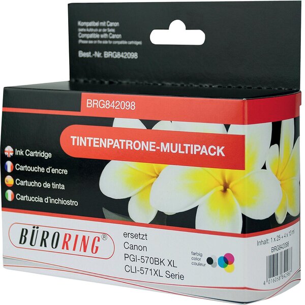 Tintenpatrone Multipack für Canon PIXMA MG5750, MG6850,