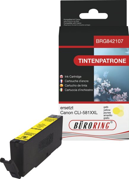 Tintenpatrone gelb für Canon PIXMA TS6150 / 6250 / 8150 / 8250