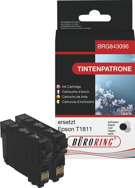 Doppelpack schwarz für Epson XP30,XP102,XP202,XP205,XP302,