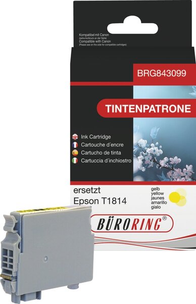Tintenpatrone gelb für Epson XP30,XP102,XP202,XP205,XP302,
