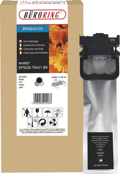 Tintenpatrone L schwarz für Workforce Pro WF-C5210DW, 5290DW,