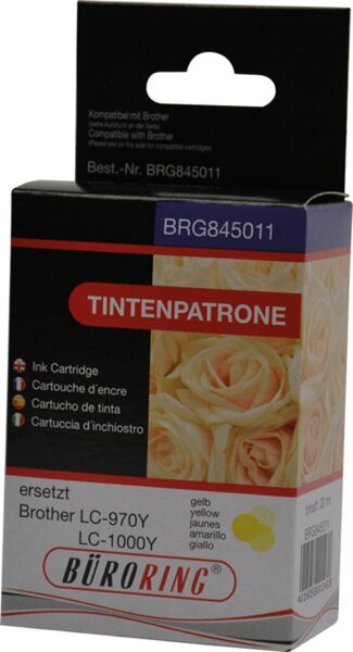 Tintenpatrone gelb für Brother DCP-135C, -150C, MFC-235C, -260C,