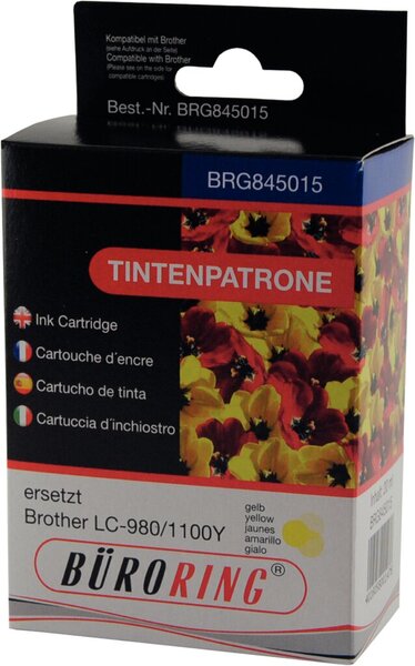 Tintenpatrone yellow für Brother DCP-145C,-165C, -185C -185C,-385C
