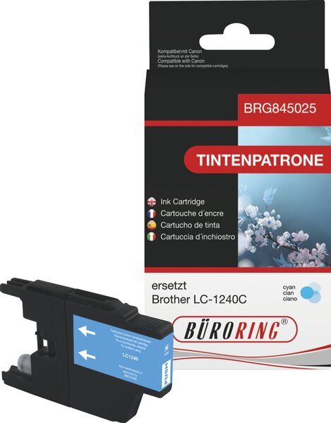 Tintenpatrone cyan für Brother DCP J525W, J725DW, J925DW, MFC J430W