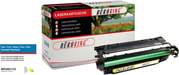 Toner Cartridge gelb für HP Color LaserJet CP3520,CP3525DN,