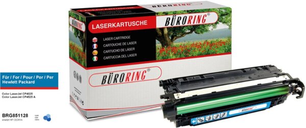 Toner Cartridge cyan für HP Color LaserJet CP 4025, 4525A,