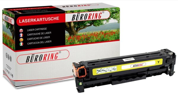 Toner Cartridge yellow für HP Laserjet Pro 200 Color M 251 NW,