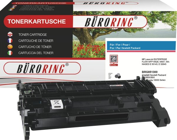 Toner schwarz für HP LaserJet M507, Enterprise Flow MFP M528z