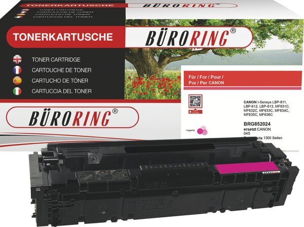 Toner Cartridge 045 magenta für Canon LBP-611 / 612 / 613