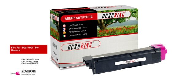 Toner-Kit TK-590M magenta für Kyocera FS-C2026MFP, FS-C2026MFP/KL3,