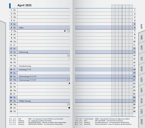 Taschenkalender 9x15cm Einlage 1 Monat/2 Seiten, 32 Seiten, Taschenkalender 9x15cm Einlage 1 Monat/2 Seiten, 32 Seiten,