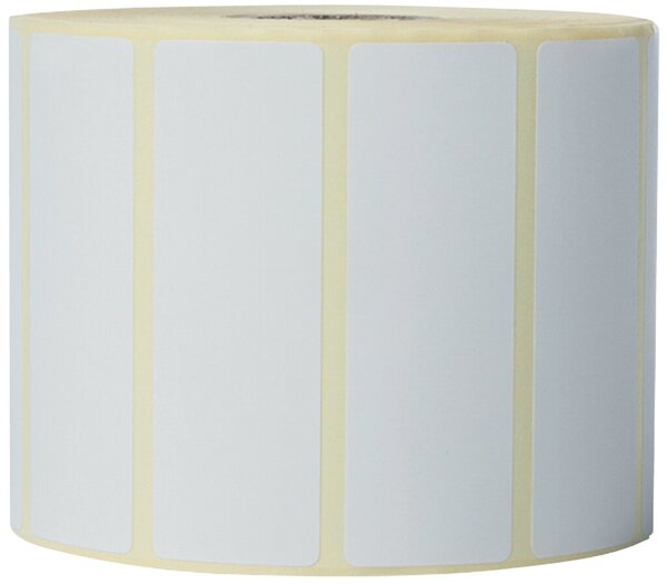 Einzeletikettenrolle 76 x 26 mm, weiß, 1900 Etiketten/Rolle