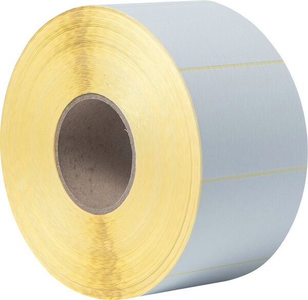 TJ-Einzeletikettenrolle, 102 x 74mm Papier unbeschichtet,2940 Stk/Rolle,