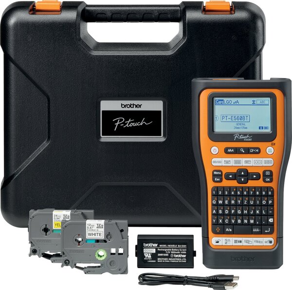 Beschriftungsgerät PT-E560BTVP Etiketten-Breite bis 24 mm