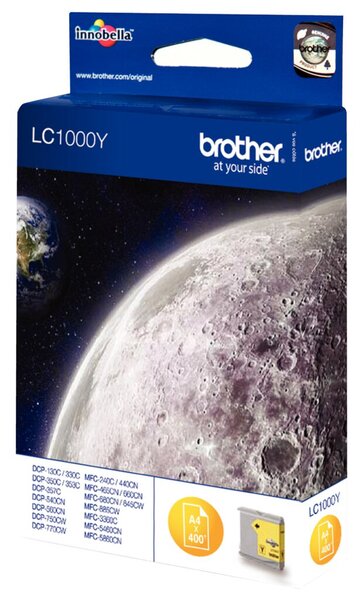 BROTHER LC1000Y Gelb Tintenpatrone