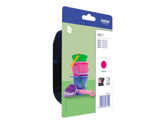 BROTHER LC221M Magenta Tintenpatrone