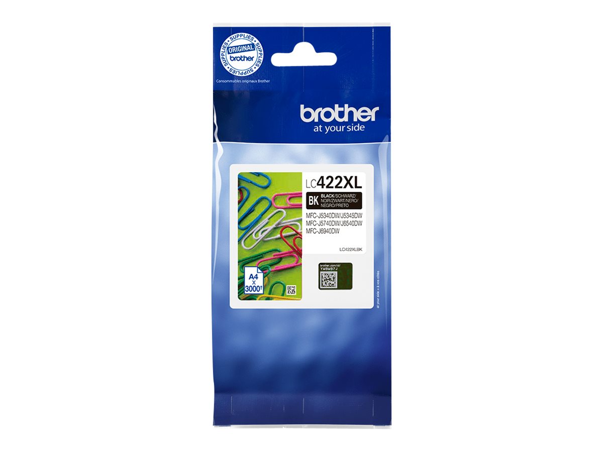 BROTHER LC422XLBK HY Ink Cartridge For BH19M/B Compatible with MFC-J5340DW MFC-