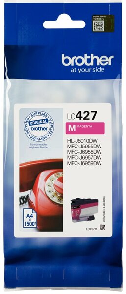 BROTHER Magenta Ink Cartridge - 1500 Pages