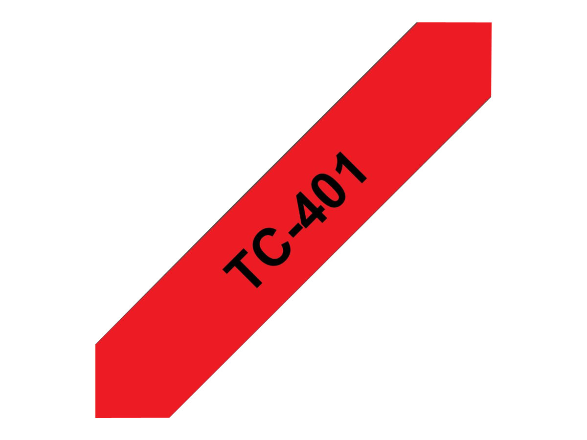 BROTHER TC401 P-TOUCH 12mm R-B