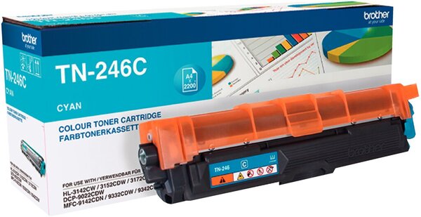BROTHER TN246C Cyan Tonerpatrone