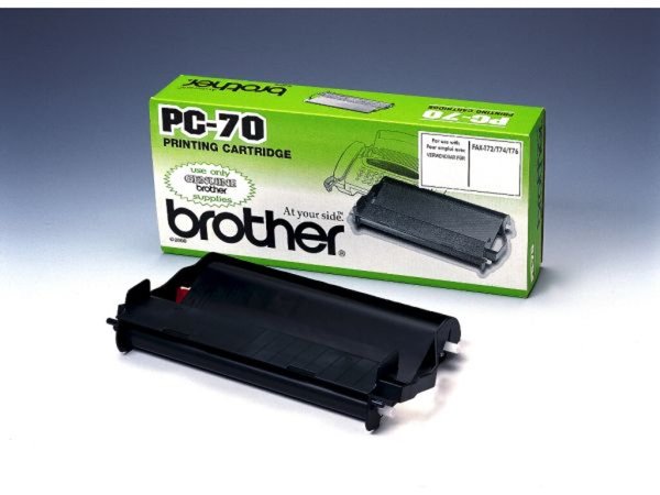 BROTHER Thermofarbband schwarz  144S. Fax-T72/74/76/78/92/94/96/98