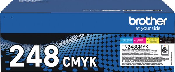 brother TN-248VAL  schwarz, cyan, magenta, gelb Toner, 4er-Set