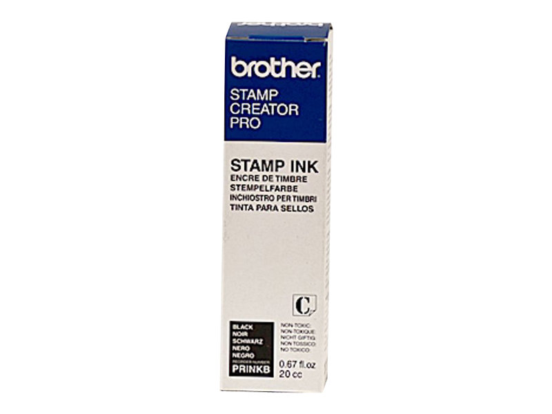 BRO SC2000 STAMP INK REFILL BK 12-er Pack