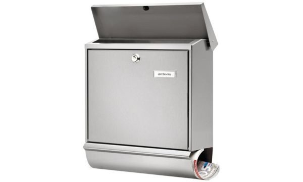 BURG-WÄCHTER Edelstahl-Briefkasten Comfort-Set 39130 (6490010)