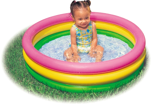 BabyPool 3-Ring Sunset Glow, 86x25cm, Nr: 58924NP