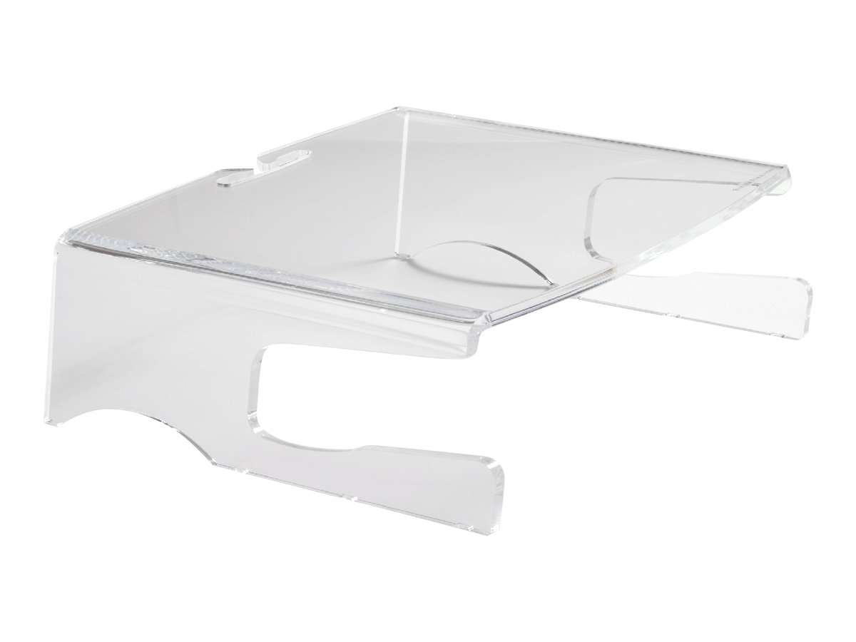 BakkerElkhuizen Monitorständer Q-riser 100, transparentes Acryl