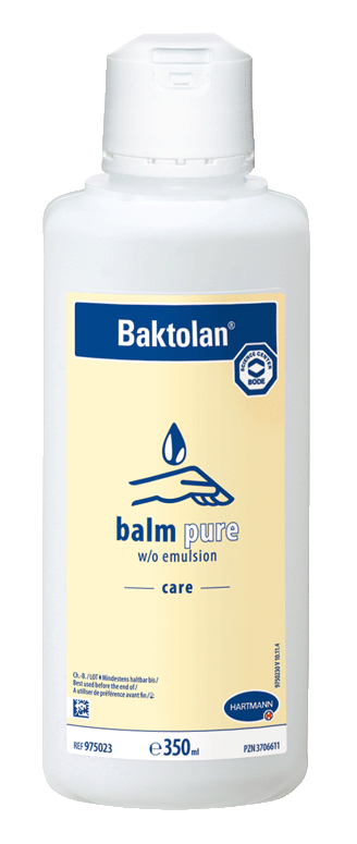 Baktolan balm pure | 350 ml parfümfreie W/O-Emulsion für trockene und empfindliche Haut Baktolan balm pure | 350 ml parfümfreie W/O-Emulsion für trockene und empfindliche Haut