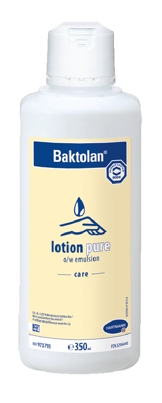 Baktolan lotion pure | 350 ml parfümfreie O/W-Emulsion zur Pflege normaler Haut Baktolan lotion pure | 350 ml parfümfreie O/W-Emulsion zur Pflege normaler Haut
