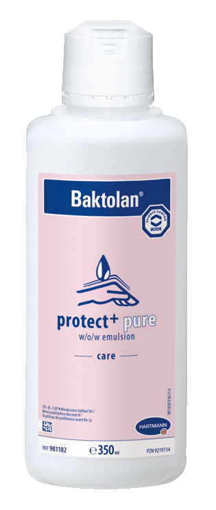 Baktolan protect + pure | 350 ml schnell einziehender Hautschutz und Hautpflege Baktolan protect + pure | 350 ml schnell einziehender Hautschutz und Hautpflege